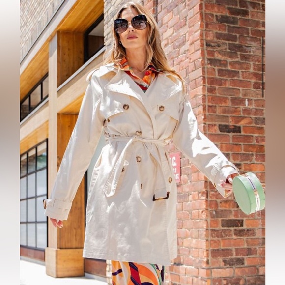 ❤️Double breasted trench coat jacket - Picture 2 of 5